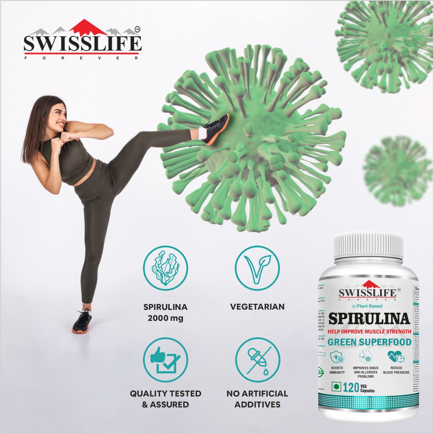 SPIRULINA and it's BENEFIT – SWISSLIFE FOREVER