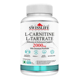SwissLife Forever L-Carnitine Tartrate 2000mg | May promote cardiovascular health | Health Endurance & Performance Support | 60 Tablets
