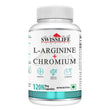 SwissLife Forever L-Arginine with Chromium | Supports Metabolism, Healthy Blood Sugar Levels & Cardiovascular Wellness | For Men & Women | 120 Capsules