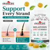 SwissLife Forever | Melatonin 10mg Gummies for Sleep Support for Daily Wellness | For Men & Women | Vegan, Sugar-Free, Non-Habit Forming  | 60 Gummies