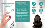 SwissLife Forever Hair Gummies with Biotin, DHT Blocker, Zinc & Probiotics | Supports Hair Growth, Scalp Health & Helps Reduce Hair Fall | For Men & Women | Vitamin-Enriched Gummies | 60 Gummies