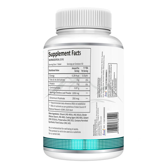 Swisslife Forever Moringa Tablets | Natural Energy & Immunity Support Formula for Digestion, Metabolism, and Overall Wellness | 60 Tablets
