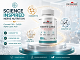 SwissLife Forever Nerve Care Tablets | With Curcumate™ 95 (Curcumin), Coenzyme Q10 & Alpha Lipoic Acid | Supports Nerve Health, Bone Strength, Eye & Skin Wellness | For Men & Women | 60 Tablets