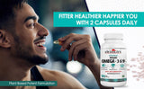 SwissLife Forever Plant Based Vegan Omega 369 with Algal DHA | Support Brain, Nerve, Heart & Immune Health | Healthy Skin for Men & Women (90 Capsules, Pack of 2)