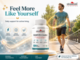 SwissLife Forever Nerve Care Tablets | With Curcumate™ 95 (Curcumin), Coenzyme Q10 & Alpha Lipoic Acid | Supports Nerve Health, Bone Strength, Eye & Skin Wellness | For Men & Women | 60 Tablets