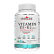 SwissLife Forever Vitamin D3 + K2 (MK7) | Plant-Based Vitamin D3 from Lichen | Supports Immunity, Heart, Muscle & Bone Health | Men & Women |(60 & 120 Tablets)
