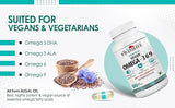 SwissLife Forever Plant Based Vegan Omega 369 with Algal DHA | Support Brain, Nerve, Heart & Immune Health | Healthy Skin for Men & Women (90 Capsules, Pack of 2)