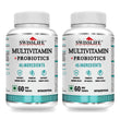 SwissLife Forever Multivitamin with Probiotics | 45 Ingredients with Vitamins A, B Complex, C, D, E, Zinc, Biotin, Minerals & Giloy | For Men & Women | 60 Tablets (Pack of 2)