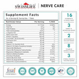 SwissLife Forever Nerve Care Tablets | Nerve Care Multivitamins Supplements with Curcumate 95 & Alpha Lipoic Acid – Pack of (60 Tablets- Pack of 2) For Men & Women