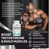 SwissLife Forever Testosterone Supplement for Men | Tribulus 1000mg, Ashwagandha, L-Citrulline, Kaunch Beej | Plant-Based Formula | Supports Strength, Stamina, Energy & Performance | 30 Tablets (Pack of 2)
