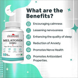 SwissLife Forever combo pack of Melatonin 10 mg+  60 Tablets  & Vegan Omega 369 with Algal DHA 90 Capsules