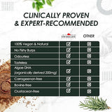 SwissLife Forever Plant Based Vegan Omega 369 with Algal DHA | Support Brain, Nerve, Heart & Immune Health | Healthy Skin for Men & Women (90 Capsules, Pack of 2)