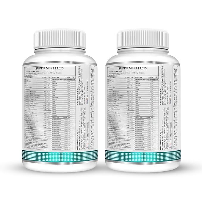 SwissLife Forever Biotin with Probiotics | Hair, Skin & Nail Health Supplement | Plant Based Biotin Tablets for Men & Women | Supports Hair Growth, Skin Glow & Stronger Nails | 120 Tablets (Pack of 2)