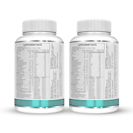 Swisslife Forever Biotin with Probiotics | Hair, Skin & Nail Health Supplement | Plant Based Biotin Tablets for Men & Women | Supports Hair Growth, Skin Glow & Stronger Nails | 120 Tablets (Pack of 2)