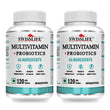 SwissLife Forever Multivitamin with Probiotics | 45 Premium Ingredients | Vitamins A, B Complex, C, D, E, Zinc, Biotin & Giloy | For Men & Women| 120 Tablets (Pack of 2)