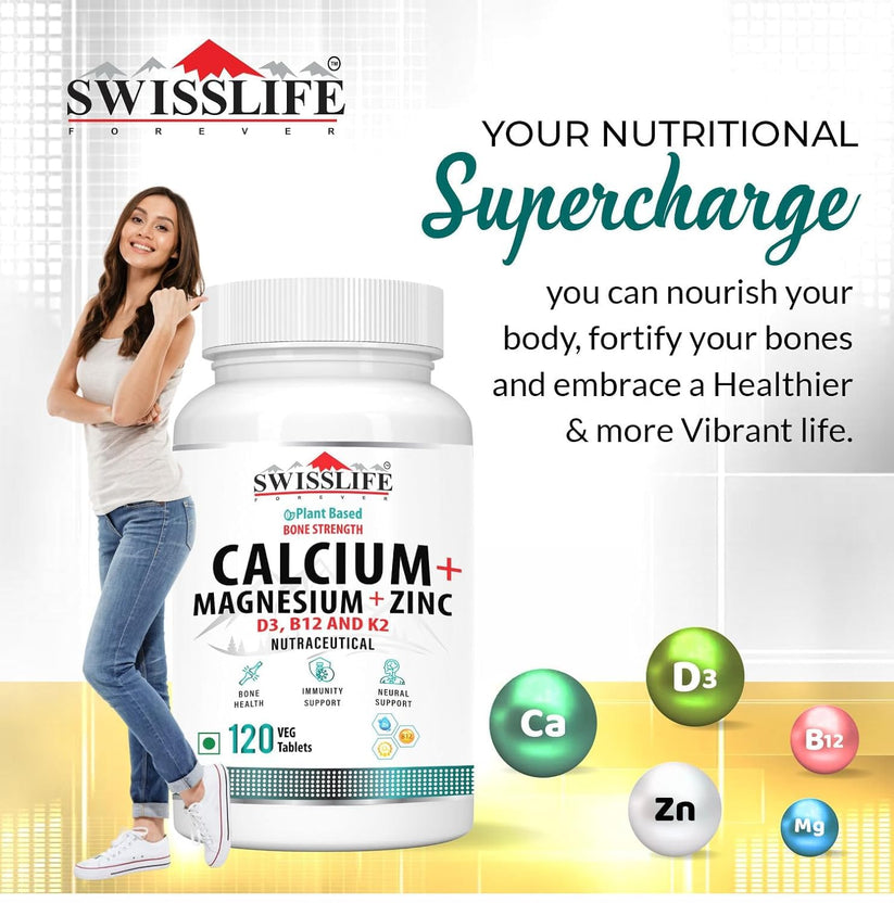 Swisslife Forever Calcium Magnesium Zinc Tablets
