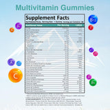 SwissLife Forever Multivitamin Gummies with Folic Acid & Vitamin C | Enriched with Vitamins A, D, E, B6, B9, B12 | Sugar-Free | Supports Immunity & Overall Health | 60 Veg Gummies (Pack of 2)