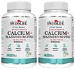 SwissLife Forever Calcium Magnesium Zinc with Vitamin D3, K2 MK7 & B12 | Bone Strength, Immunity & Nerve Health Support | Calcium Supplement for Men & Women | 60 Tablets (Pack of 2)
