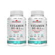 SwissLife Forever Vitamin D3 + K2 (MK7) | Plant-Based Vitamin D3 from Lichen | Supports Immunity, Heart, Muscle & Bone Health | 60 Veg Tablets (Pack of 2)
