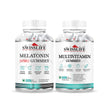 SwissLife Forever combo pack of Melatonin 10 mg  Gummies And Multivitamin  Gummies (60 Gummies Each)