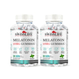 SwissLife Forever | Melatonin 10mg Gummies for Sleep Support + Multivitamin Gummies for Daily Wellness | For Men & Women | Vegan, Sugar-Free, Non-Habit Forming  | 60 Gummies (Pack of 2)