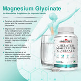 SwissLife Forever Chelated Magnesium Glycinate Tablets | Dietary Supplement with Magnesium & Amino Acids | Supports Bone, Muscle & Heart Health | For Men & Women | 120 Tablets