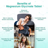 SwissLife Forever Chelated Magnesium Glycinate Tablets | Dietary Supplement with Magnesium & Amino Acids | Supports Bone, Muscle & Heart Health | For Men & Women | 120 Tablets