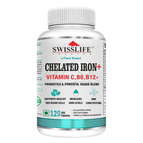 Chelated Iron Folic acid with Vit.C | Chelated Iron Tablets with probiotics