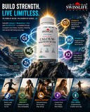 SwissLife Forever Calcium Magnesium Zinc with Vitamin D3, K2, MK7 & B12 | Bone Strength & Immunity Support for Men & Women | 120 Tablets (Pack of 2)