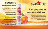 SwissLife Forever Apple Cider Vinegar Effervescent Tablets with Vitamin B6 & B12 | 750 mg | Plant-Based | Supports Digestion & Metabolism | Watermelon Flavour | 15 Tablets (Pack of 1)