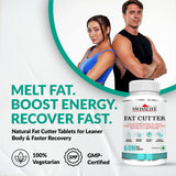 SwissLife Forever Fat Cutter Tablets | Blend of Extract, L-Carnitine Tartrate & Chromium Picolinate | May Support Muscle Recovery & Energy Levels | For Men & Women | 60 Tablets