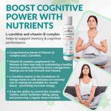 SwissLife Forever L-Carnitine Liquid | With Vitamin B Complex | May Support Healthy Nervous System, Stress Management & Focus | For Men & Women | 450ML