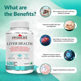 SwissLife Forever Liver Health Tablets | May Support Healthy Bile Flow & Digestion | For Men & Women | 60 Tablets