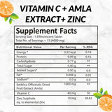 SwissLife Forever Vitamin C Amla Extract + Zinc with Immunity & Acne-free Skin - 15 Effervescent Tablets for Men & Women