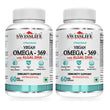 SwissLife Forever Plant Based Vegan Omega 369 with Algal DHA | Support Brain, Nerve, Heart & Immune Health | Healthy Skin for Men & Women (60 Capsules, Pack of 2)