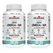 SwissLife Forever Plant Based Vegan Omega 369 with Algal DHA | Support Brain, Nerve, Heart & Immune Health | Healthy Skin for Men & Women (90 Capsules, Pack of 2)
