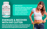 SwissLife Forever Fat Cutter Tablets | Blend of Extract, L-Carnitine Tartrate & Chromium Picolinate | May Support Muscle Recovery & Energy Levels | For Men & Women | 60 Tablets