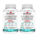 SwissLife Forever L-Carnitine Tartrate 2000mg | May promote cardiovascular health | Health Endurance & Performance Support | 60 Tablets