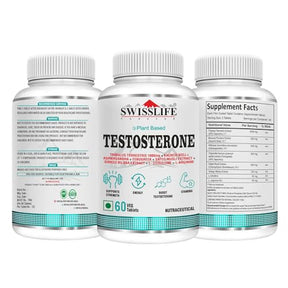 Testosterone Supplement for Men | Tribulus 1000mg, Ashwagandha, L-Citrulline & Kaunch Beej | Plant-based | Improves Muscle Strength, Boosts Stamina, Energy & Performance Support | Veg Tablet