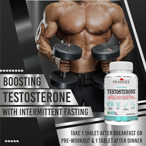 Testosterone Supplement for Men | Tribulus 1000mg, Ashwagandha, L-Citrulline & Kaunch Beej | Plant-based | Improves Muscle Strength, Boosts Stamina, Energy & Performance Support | Veg Tablet